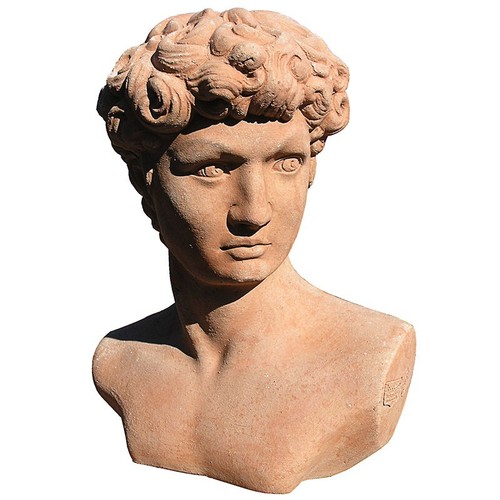 David büste michelangelo - david,