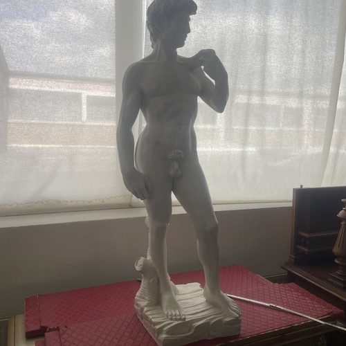David figur weiß - david,