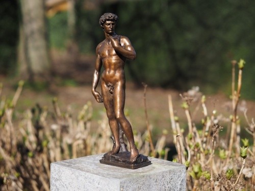 Bronzefigur david von - bronzefigur,