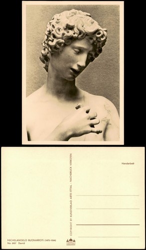 Ansichtskarte michelangelo - ansichtskarte,