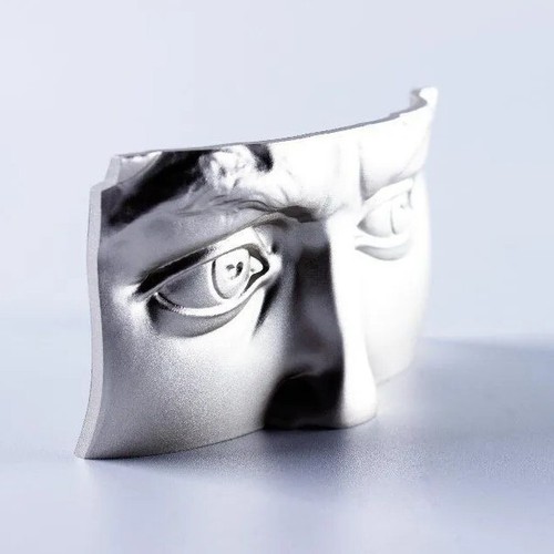 Unzen 999 silber 3d maske - 3d,