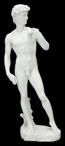 David figur weiß statue - -,